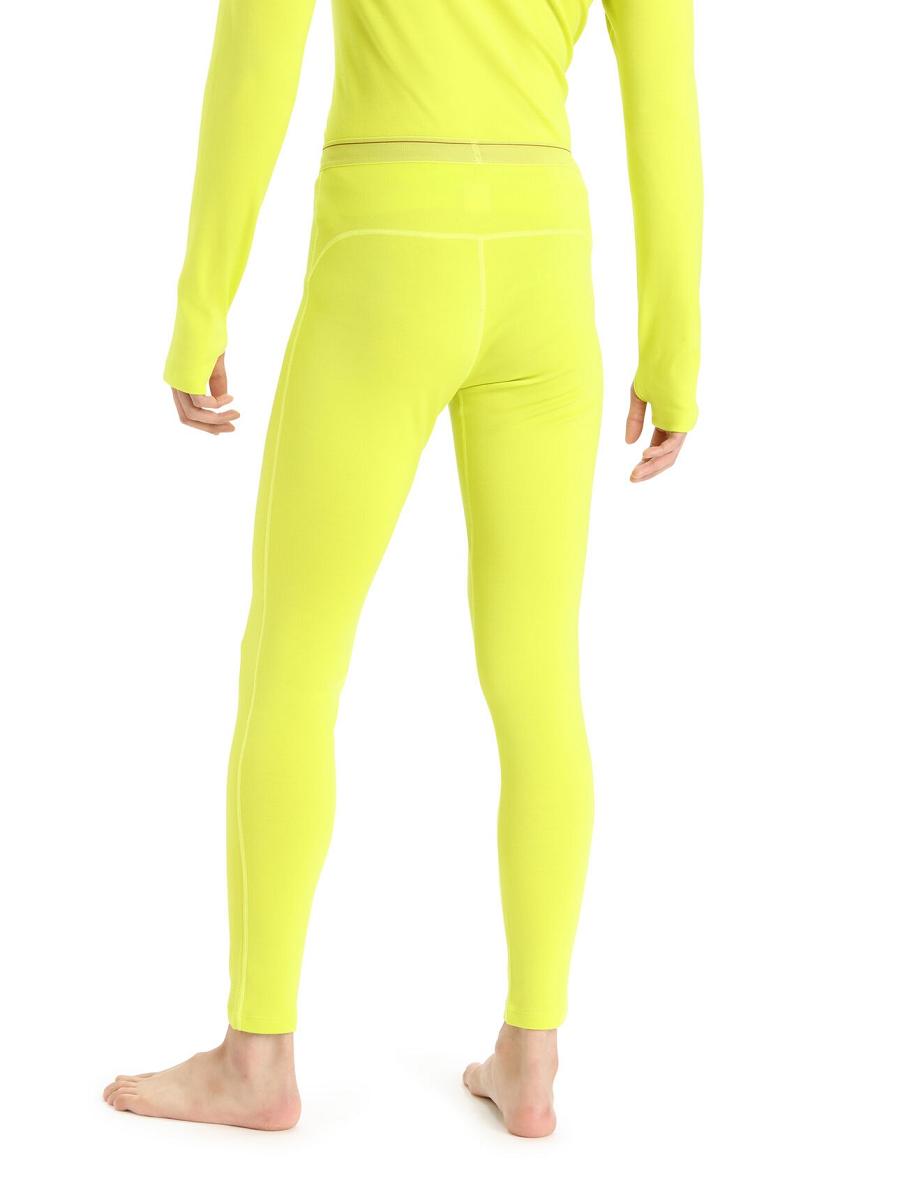 Leggings Icebreaker 15.5 Merino Thermal Homme Jaune | FR 1122SGLO